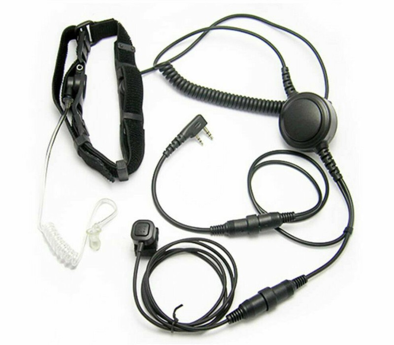 ADJUSTABLE LARYNGOPHONE FOR KENWOOD WOUXUN PUXING LINTON LUTHOR FOREHEAD