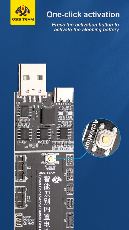 W223pro Battery activation Charging Activation Board For iphone15 Huawei Samsung gallery