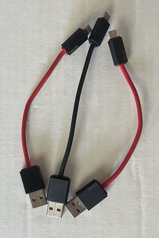 Beats USB to Micro-USB Charging Sync Cables – Lot of 3