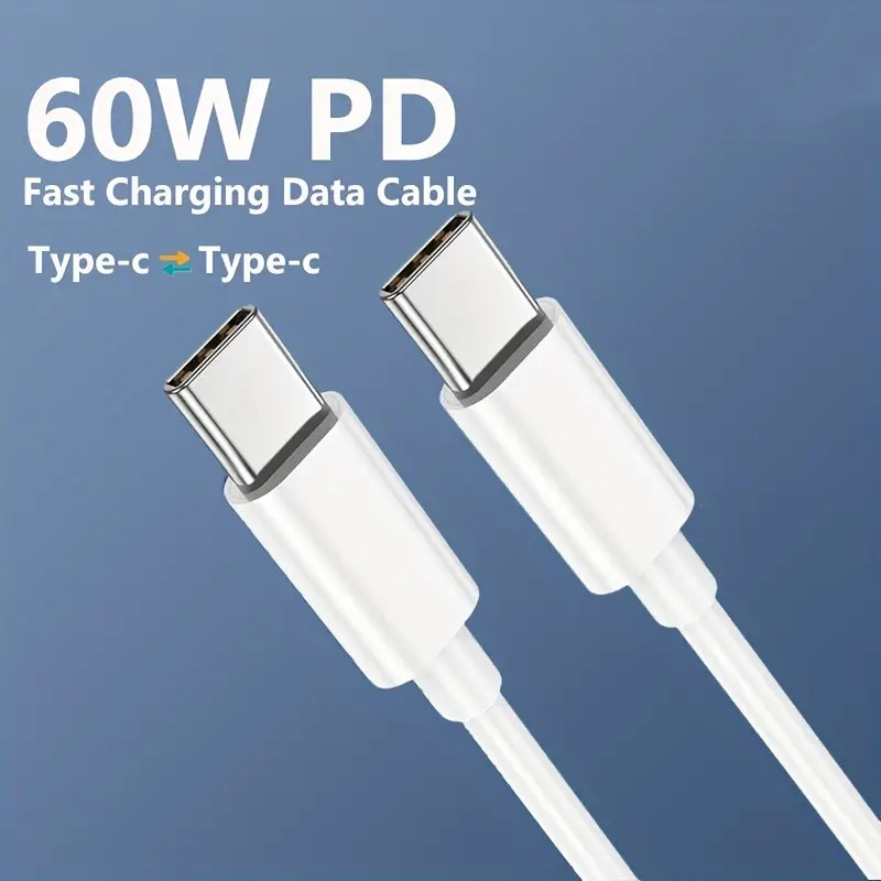 For iPhone 17 16 15 iPad Fast Charger 40W Double PD USB C Adapter Type C Cable gallery