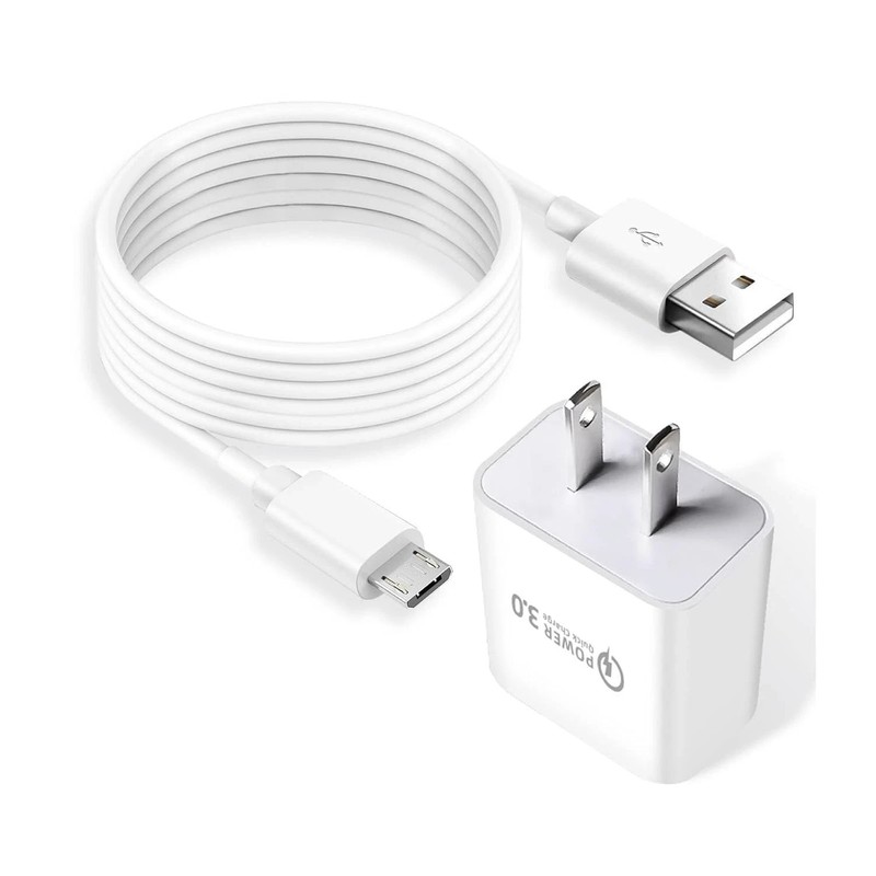 10FT Micro USB Charging Cable Arlo 9V Power Adapter for Arlo Pro2, Pro, Q/Go, Es
