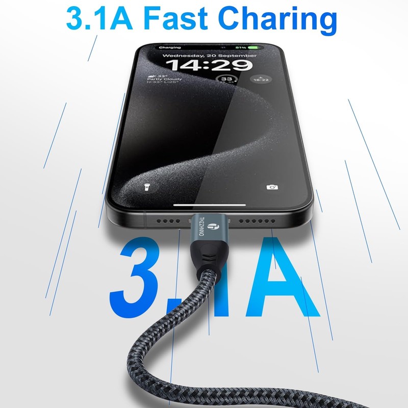 USB A to USB C Cable 15FT, USB 3.0 USB Gen1 5Gbps Data Transfer Cable Cord fo... gallery