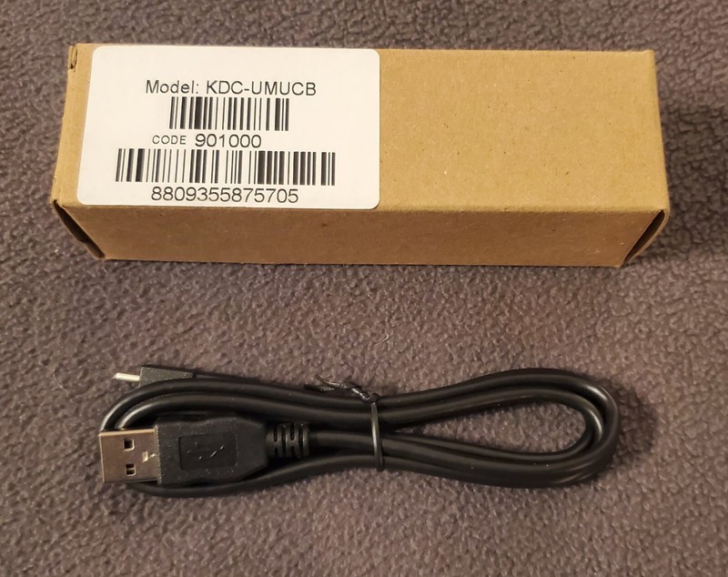 KDC Ultra mini 8pin USB Cable Black Koamtac KDC-UMUCB 901000 -10 Pack