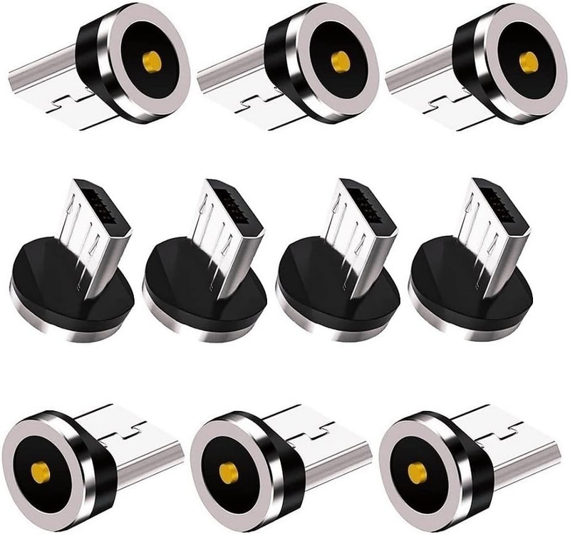 Magnetic Charging Series (Micro Tips) 10PcsJust Micro USB Tips without USB Cabl