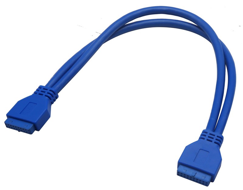 USB 3.0 Motherboard Header Cable 20 Pin Female To Female Adapter 30cm 12 Inch
