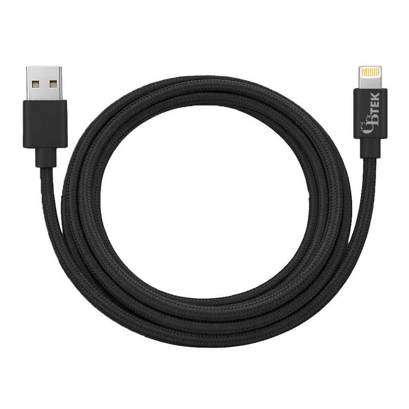CBTEK iPhone MFI Certified 6ft Charging Cables – Lightning USB