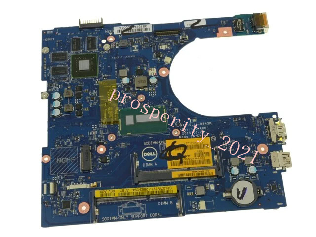 CN-07WTY1 FOR DELL Inspiron 5558 Motherboard i5-5250U LA-B843P SR26C DDR3