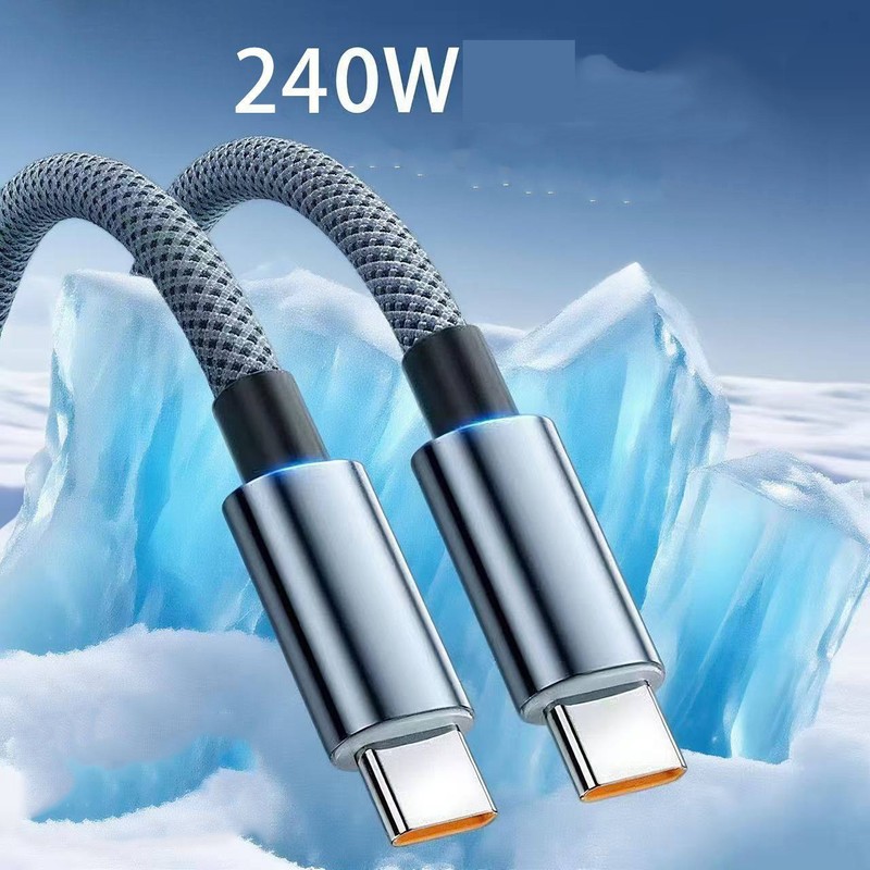 USB Type C to C Data & 240W Fast Charger Charging Cable Power Lead 0.25 ~ 2m gallery