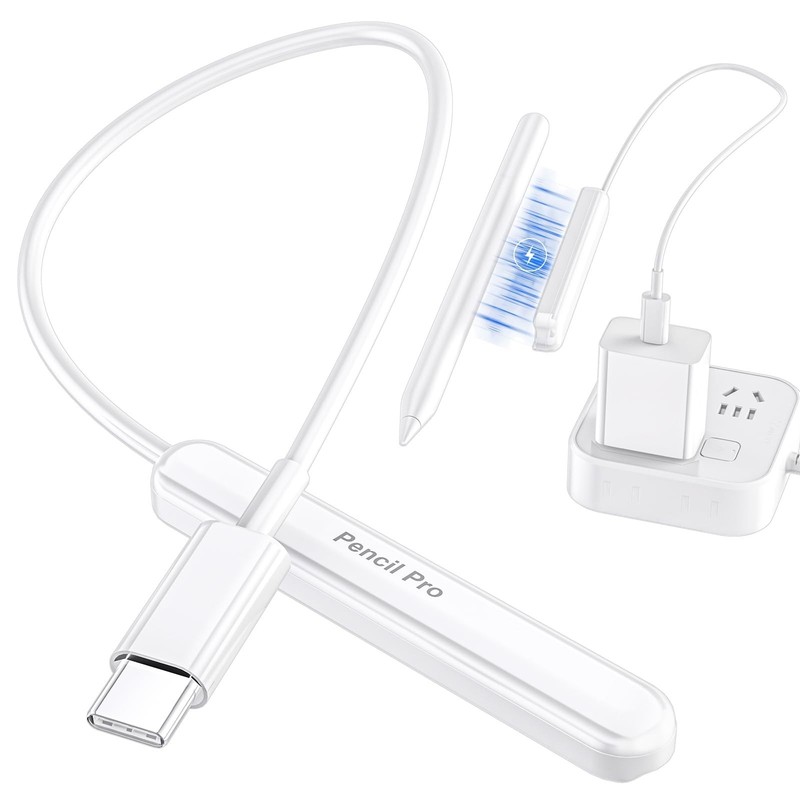 Magnetic Charging Cable for Apple Pencil Pro - Fast Charge Dock, LED Indicator, gallery
