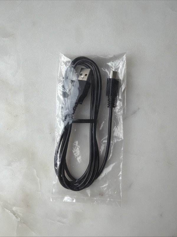 USB 2.0 cable with a Type-A connector on one end and a Micro-B connector