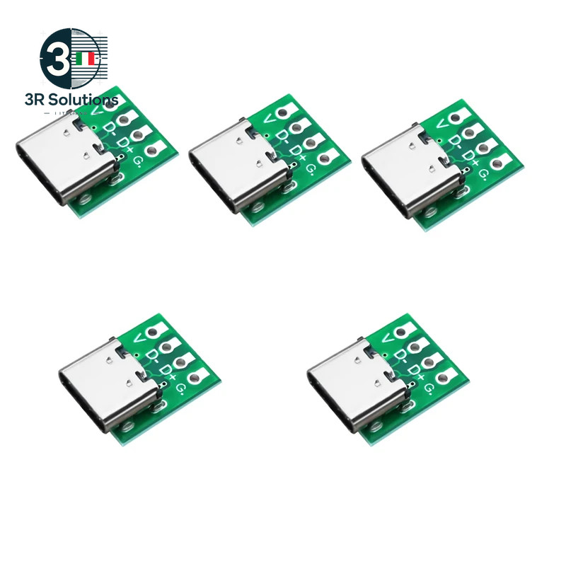 10/5pcs Type C USB 3.1 Type C Connector 16 Pin Test PCB Plate Adapter Pre gallery