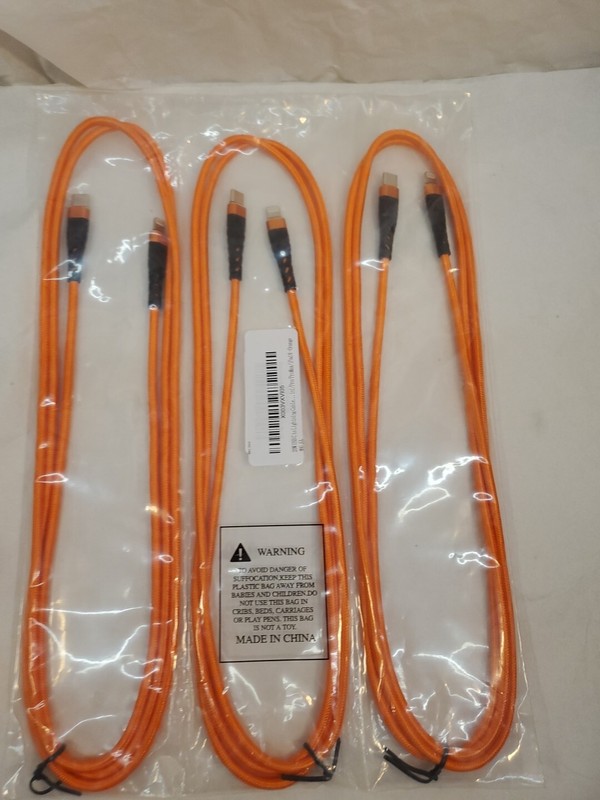 RJJ 20W USB C to Lightning Cable Fast Charging 【3Pack-6ft】 MFi Certified... gallery