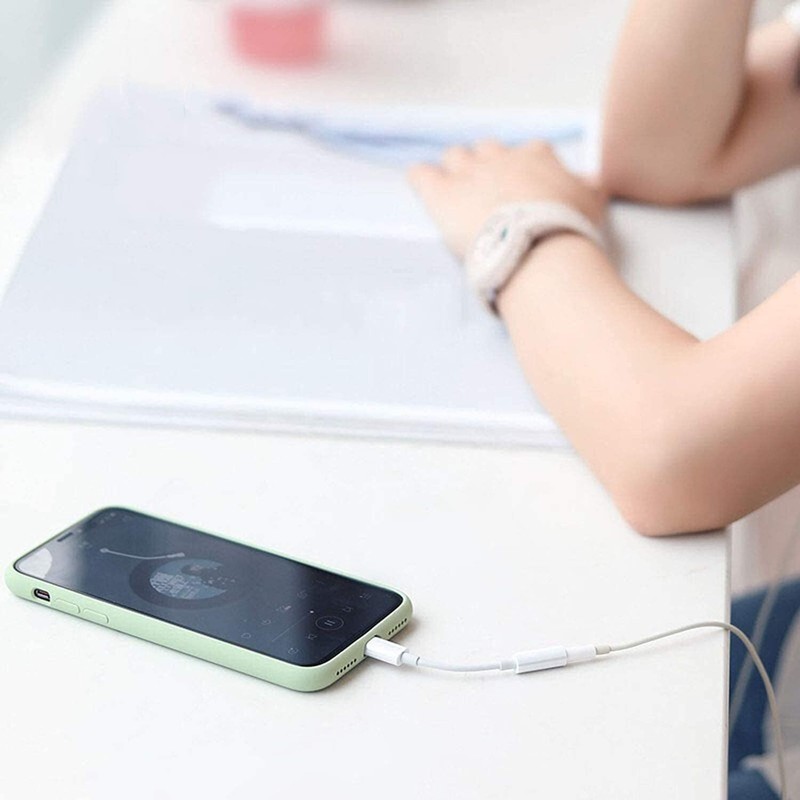 Jack Adapter Support All iOS Apple MFi Certified Lightning to 3.5MM Headphone gallery