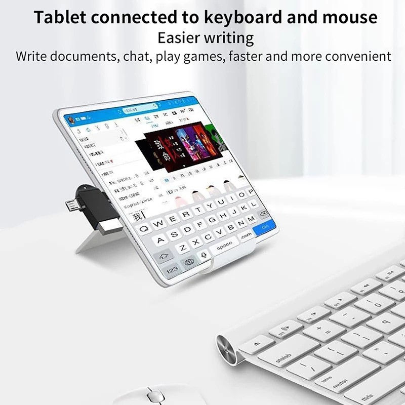 2 in 1 OTG Converter USB 3.0 to Micro USB Type C Adapter Data Sync Plug gallery