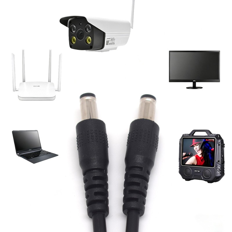 20pcs 12V Type-C to Dual 5.5x2.1mm Male DC Power Cable PD Splitter Charging Cord gallery