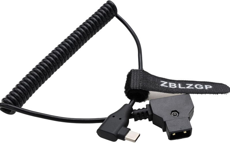 USB C Phone Tablet Device Type C to D Tap Power Supply Cable for Camera (Elbow T gallery