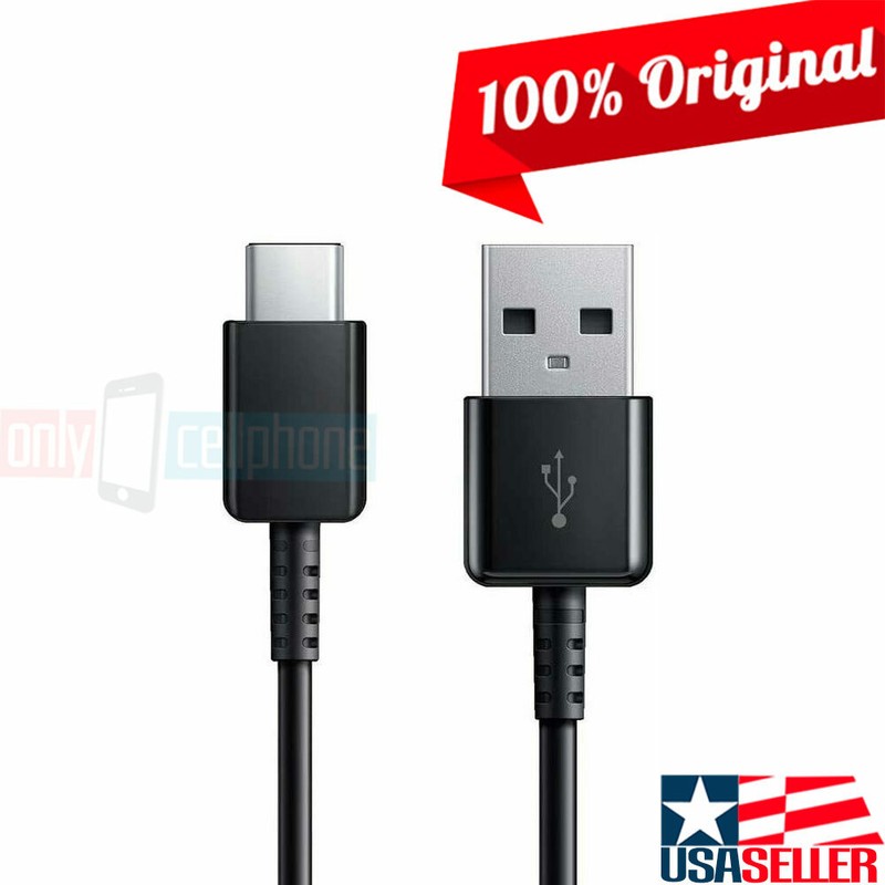 Lot of 2 Original Samsung USB to USB-C Data Cable for Galaxy S23/S22/S21/S20 gallery
