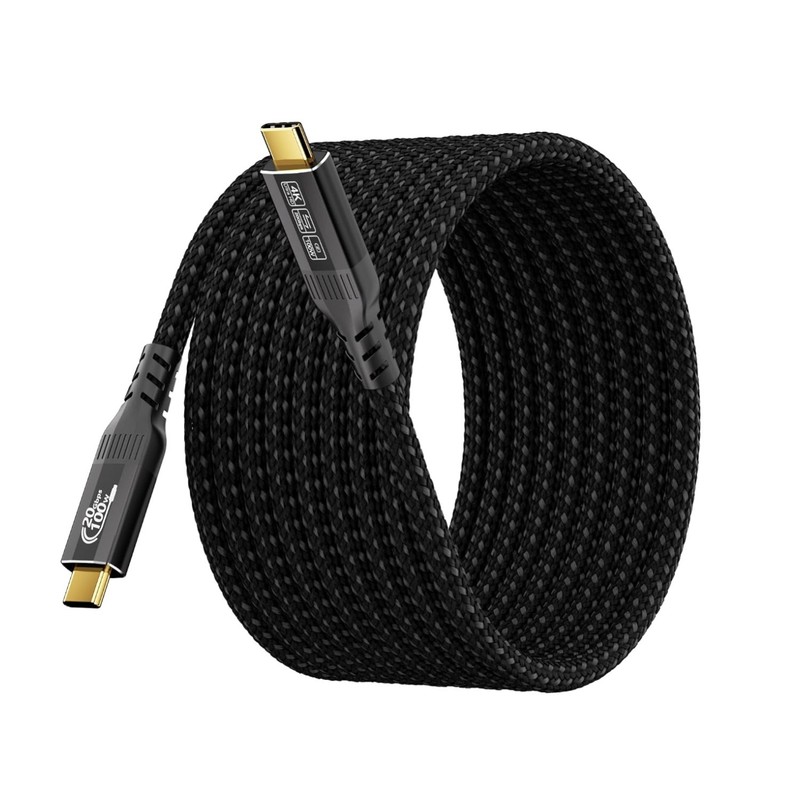 USB-C 3.2 Gen 2 Cord: 100W Fast Charge, 20Gbps Data Transfer