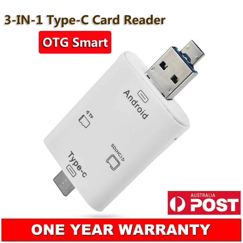 Micro USB Type-C OTG Card Reader SD TF Micro SD For Samsung Galaxy A02S M21S F41 gallery