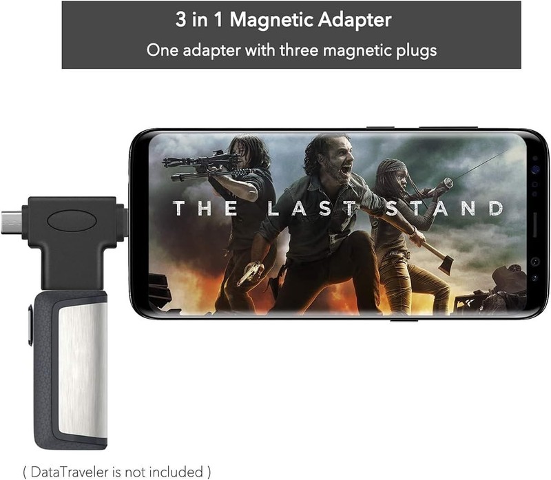 2 in 1 OTG USB 3.0 to Micro USB & Type C Adapter - High-Speed Data Sync gallery