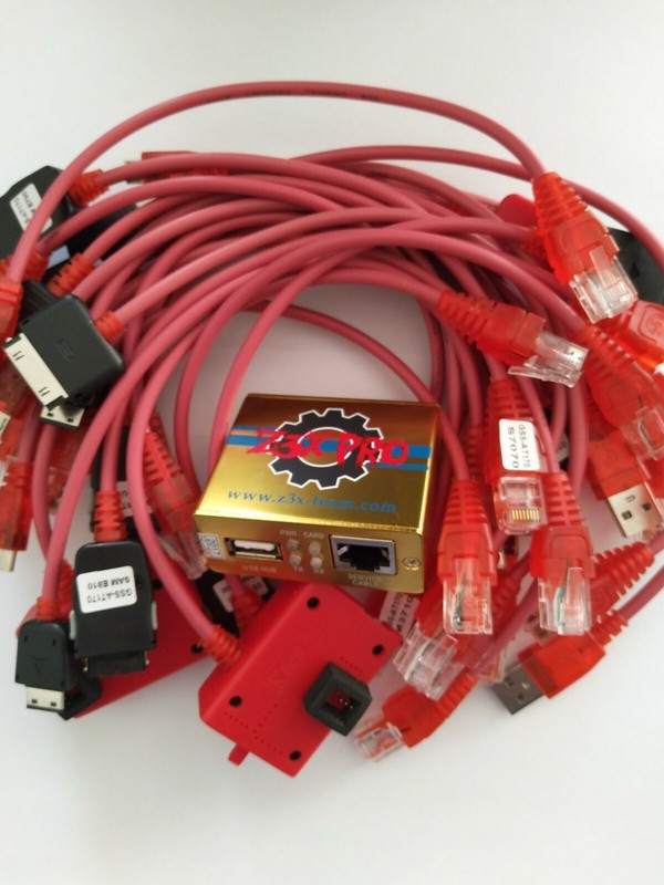repair For Samsung phone z3x pro box Repair Phone + 26 cables gold ACTI VATED
