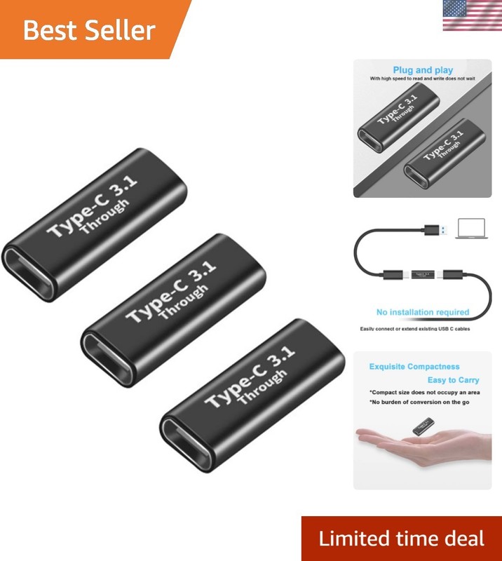 High-Quality USB C Adapters for OTG Devices – 3 Pack for Effortless Connections