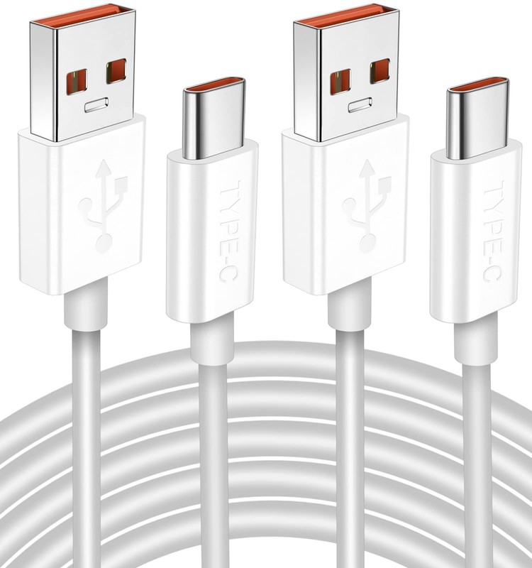 USB C Cable USB Type C Cable, 120W 90W HyperCharge Turbo Charging, 6A Fast Ch…