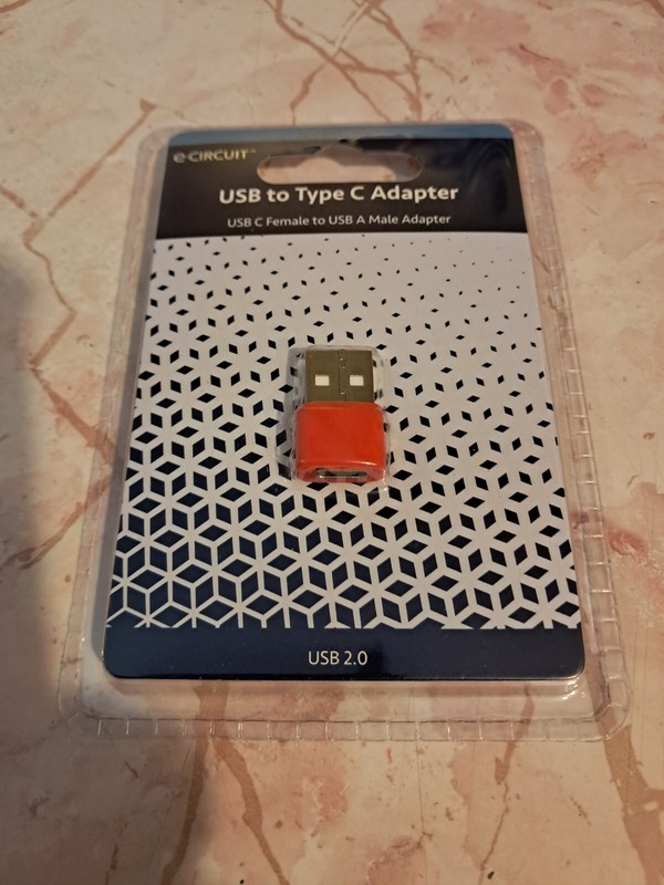 E-circuit usb to type C adapter USB C FEMALE TO USB A MALE ADAPTER