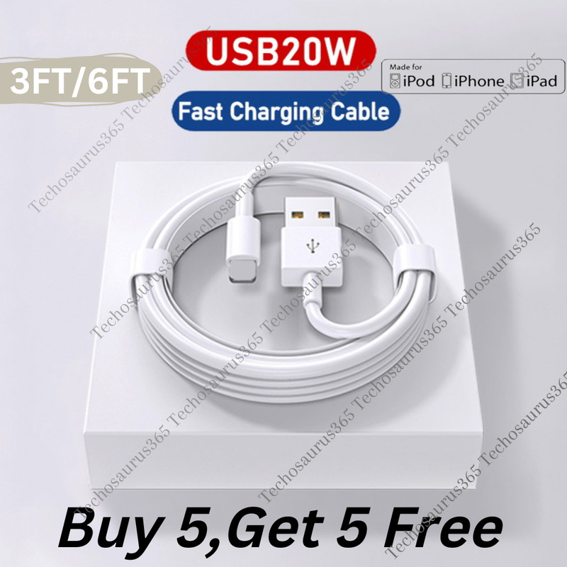 USB Charger Charge 3FT/6FT Cable for Apple iPod iPad iPhone 6 7 8 X XS XR 11 13