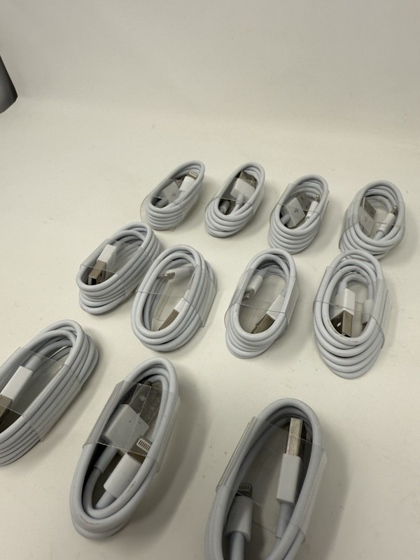 Lot Of 11 3FT 8 Pin USB Cable Data Sync Charger Cord for iPhone 14 13 12 11 X gallery