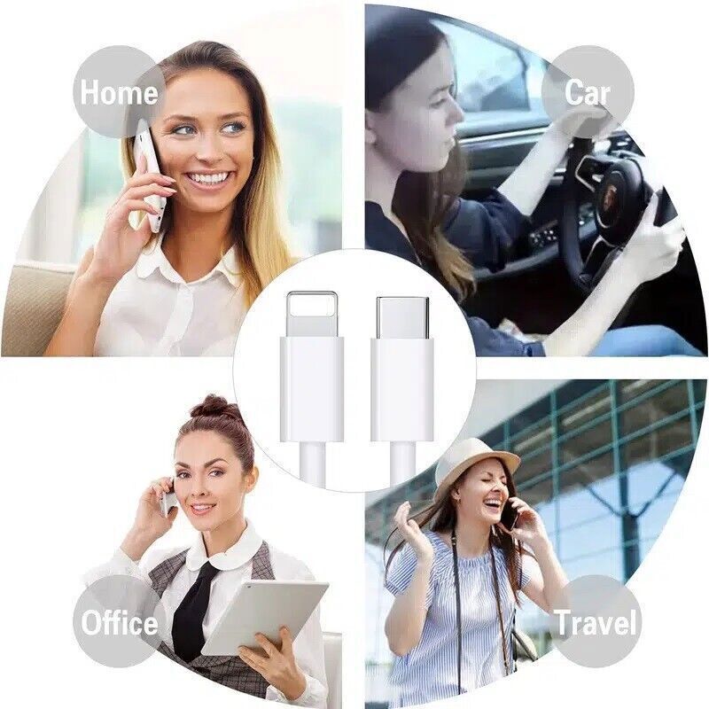 20W Fast Charger Power Adapter Cable Charging For iPhone 8 11 12 13 14 Pro Max gallery