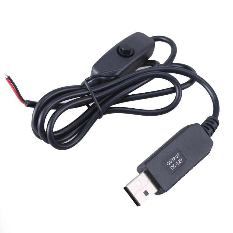 USB Power Supply Cable 2Pin USB2.0 A Male Wire Charger Charging Cord