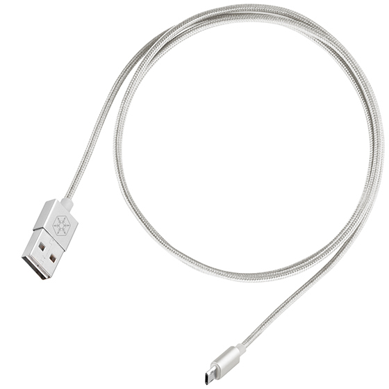 Silverstone SST-CPU01S Reversible USB-A to Reversible Micro-B Cable 1 Meter
