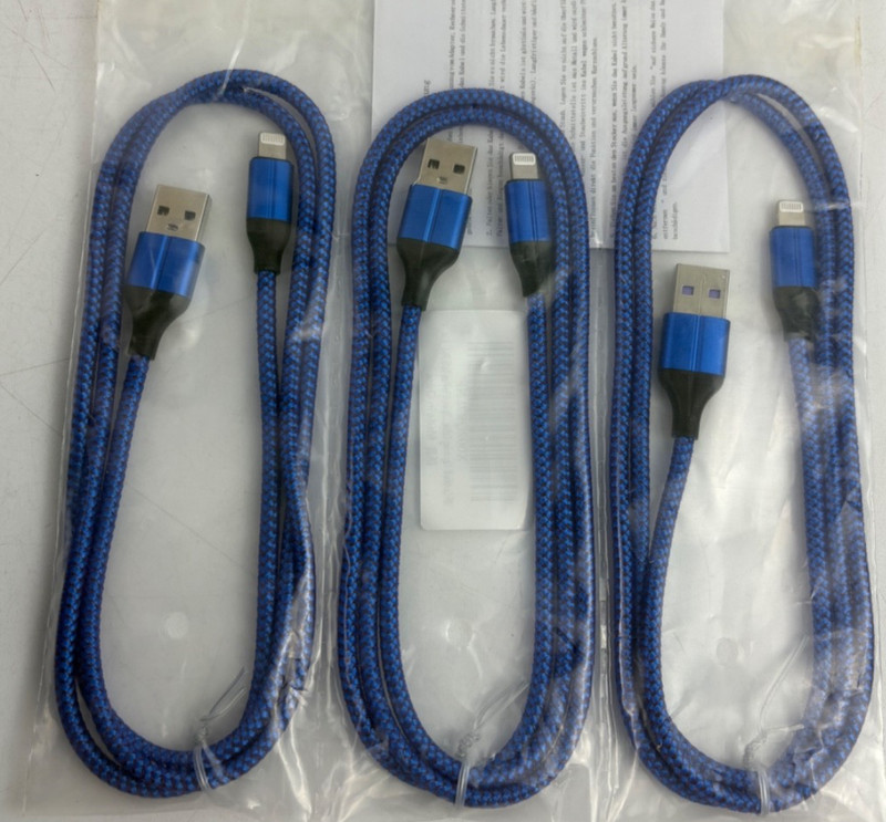 FEEL2NICE [MFi Certified Lightning Cable,3 Pack 3 Ft iPhone Cable-Lot of 20 gallery