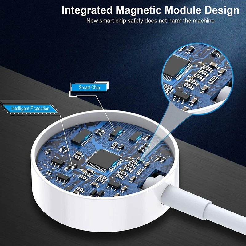 For Apple Watch 7/6/5/4/3/2/1/SE iPhone Magnetic Fast Charger Adapter USB Cable gallery