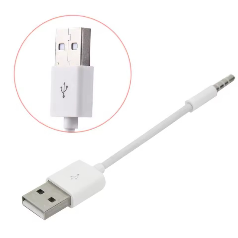 USB Charger Data SYNC Cable for Apple iPod Shuffle 3rd 4th 5th 6th 7th Gen 3.5mm gallery