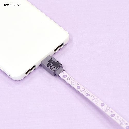 Gourmandise Sanrio Characters USB Type-C Cable Kuromi SANG-304KU gallery