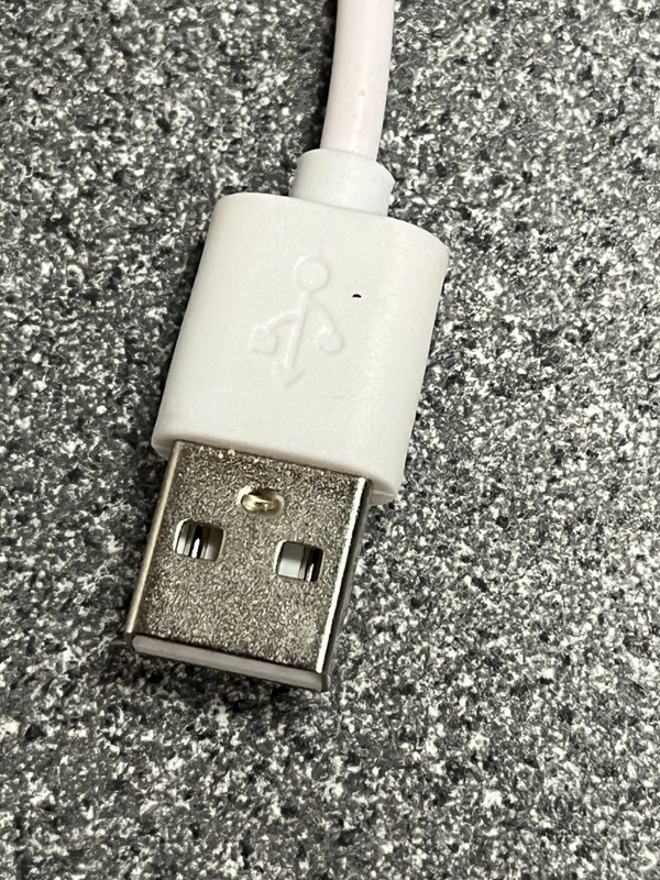10 in. White Micro USB to USB cord gallery