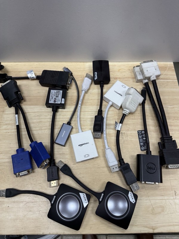 Lot Of 55 Mix Cables/Adapters New And Used gallery