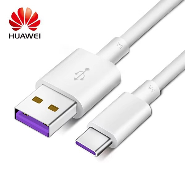 USB 5A Type C Supercharge Fast Charging Data Cable 1.5m White