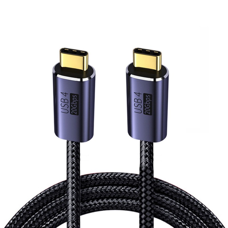 Cablecy With 100W Charging USB4 Cable 20Gbps Compatible with Thunderbolt3/4 gallery