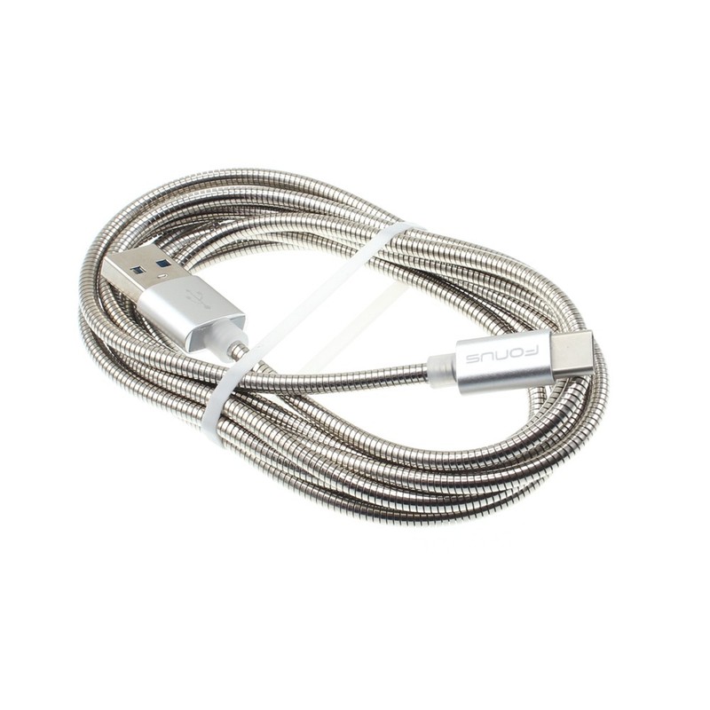 For TCL 60/60R/SE/NxtPaper - Metal USB Cable 6ft Type-C Charger Cord Power Wire