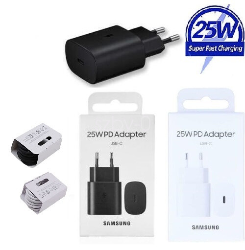 OEM Samsung 25W Super Fast Charging Charger USB Cable Galaxy S23 S22 S20 A54 5G