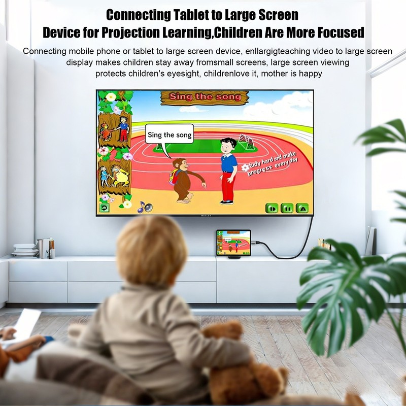 USB-C to HDMI Cable Adapter HDTV 4K 30Hz for Samsung LG MacBook Android iPhone gallery