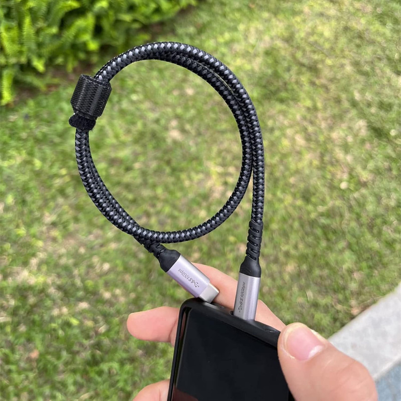 USB C to C Cable 1.5ft 2 Pack 3.1 Gen 2 10Gbps 100W 4K Video Fast Charging Data gallery