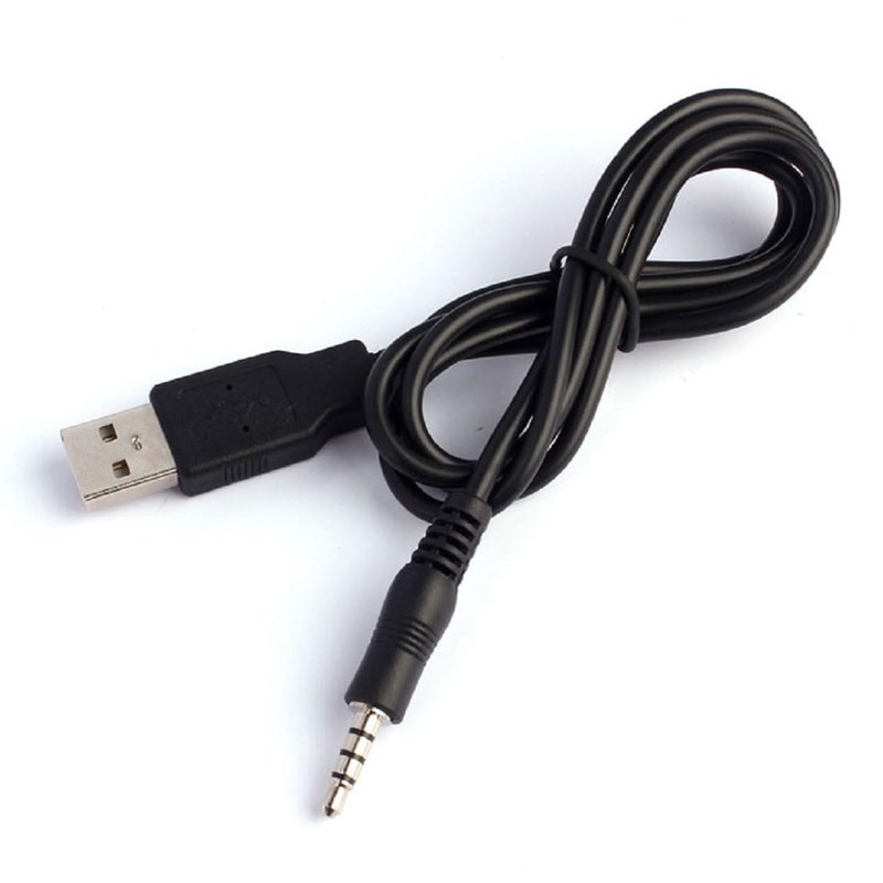 3.5mm Aux to USB Adapter Cable - 3ft for Charging & Syncing with MP3 Players gallery