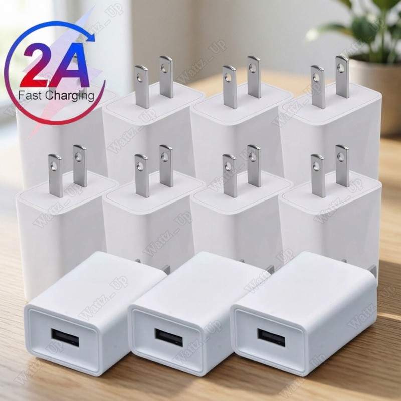 5V 2A USB Port Wall Charger 5 Volt 2 Amp AC-DC Power Wall Adapter Converter Lot
