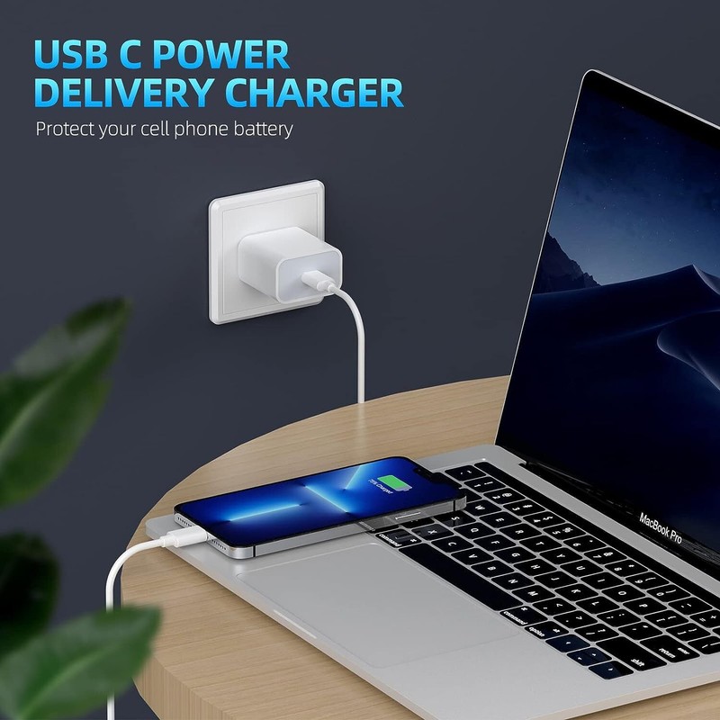 20W Super Fast Charger Type C Adapter Cable 2023 Upgrade For iPhone 14 13 12 11 gallery