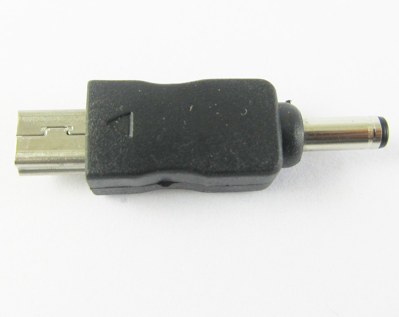 10pcs Mini USB Male to 1.35 x 3.5mm DC Male Plug Power Charger Adapter Connector gallery