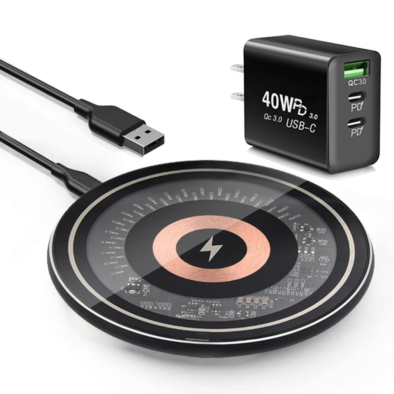 LLKMEIP Wireless Charger Fast Charging Pad For Samsung Galaxy Z Fold6 Flip5 4 3
